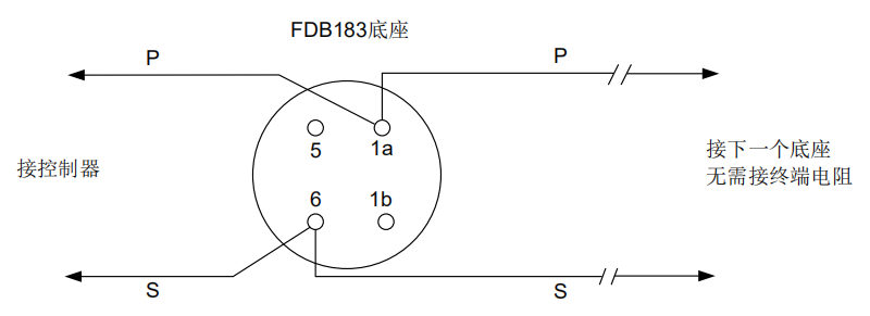 FDO183S点型光电感烟江苏探测器接线图